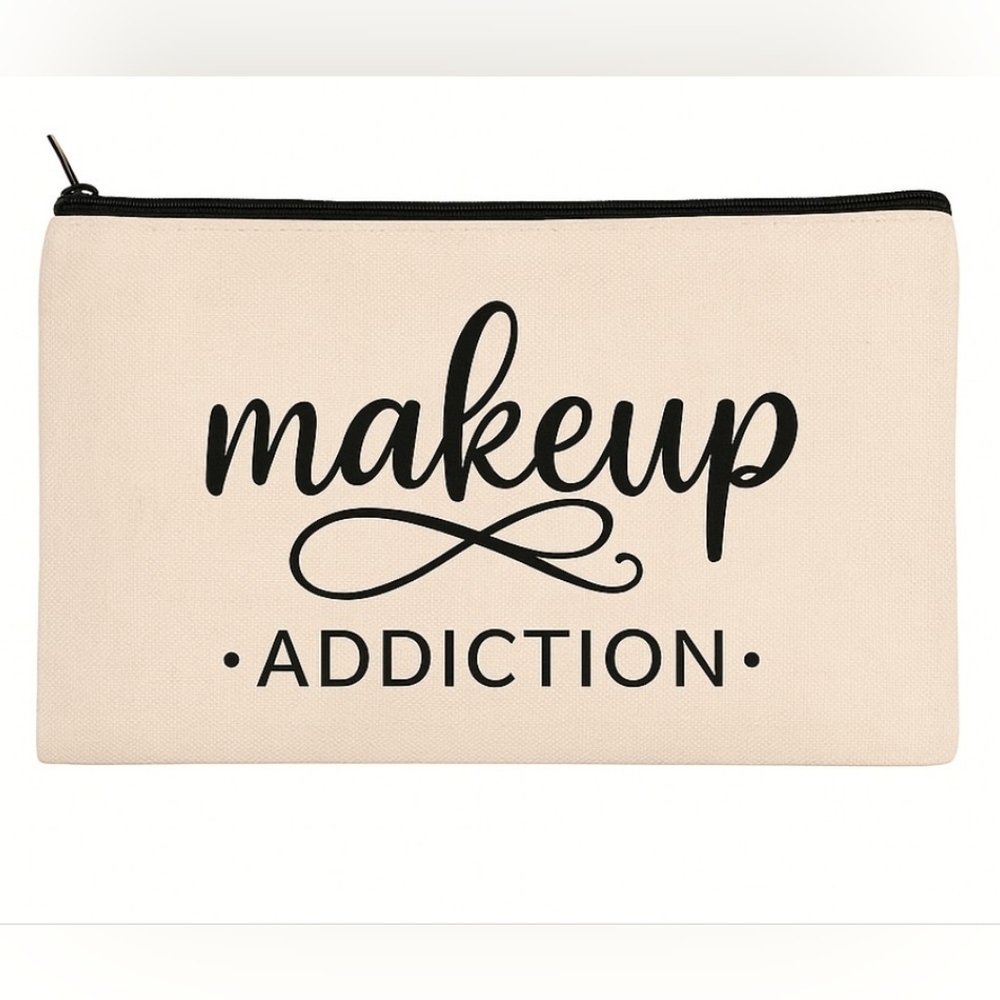 Makeup Addiction Custom Canvas Makeup Bag